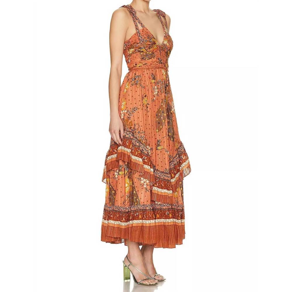 NEW ULLA JOHNSON meera dress in cardinal - Picture 2 of 3
